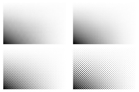 Halftone rhombuses dots. Checkered halftone pattern. Abstract rhombus background.のイラスト素材