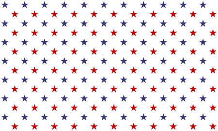 Star background American flag style. Red blue stars pattern. abstract stars background.のイラスト素材