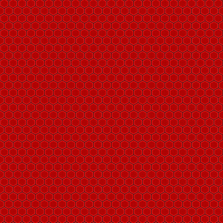 Unleash the hero within with this vibrant red, high-resolution texture, featuring a meticulously uniform hexagonal pattern reminiscent of a honeycomb. Each hexagon is lined with aの写真素材