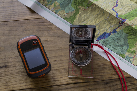 Navigation Tools Still lifeの写真素材