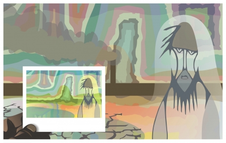 picture of the old manのイラスト素材
