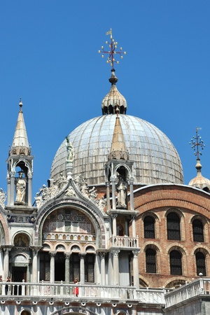 cupola of the Basilica San Marco の写真素材