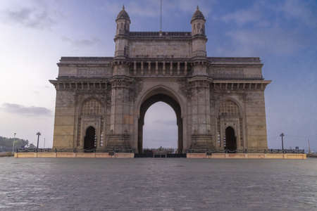 View of Gate way of India an important landmark located at Colaba Mumbai in Maharashtra state of India clicked on 2 April 2021のeditorial素材