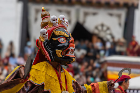 Participants in the Thaipusam festival in Bangkok, Thailand.