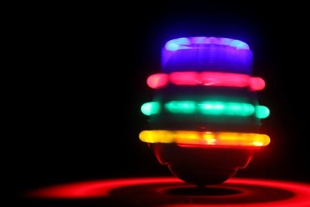 Spinning topの写真素材