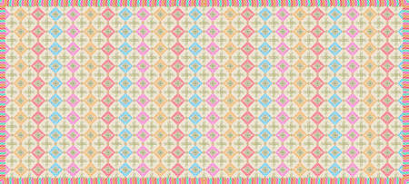 Kurti Dupatta And Allower Borderless Pattern Designs For Digital Printing