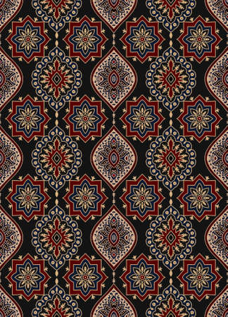 Kurti Dupatta And Allower Borderless Pattern Designs For Digital Printingの写真素材