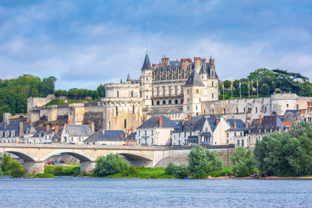 Amboise village located in the Indre-et-Loire dÃ©partement of the Loire Valley in France. Known of...
