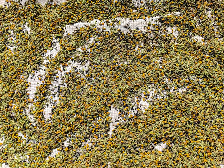 Panch phoron is a whole spice blend, originating from the Eastern India, mainly in the Odisha, Bengal, Bihar and Northeast India region and used especially in the cuisine of Odisha,West Bengal etc.の写真素材