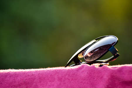 A sun-glass close up natural shot in the daytime in the forest in india.の写真素材