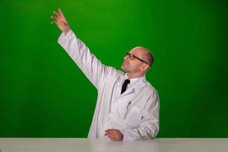 scientist is going to make discovery in scienceの写真素材