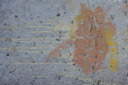 Plaster on the wall with cracksの写真素材