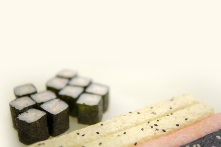 Preparation of sushi.の写真素材