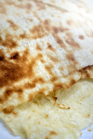 Thin, fried lavash.の写真素材