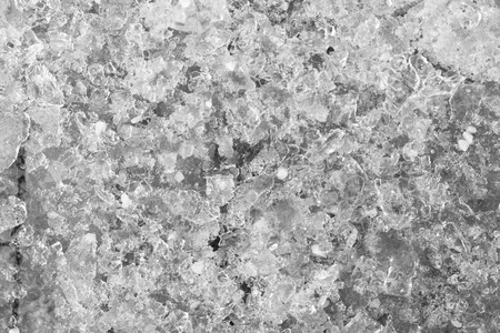 Many pieces of broken ice, close-up, texture, background.の写真素材