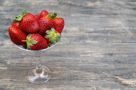 Fresh garden strawberry berries.の写真素材