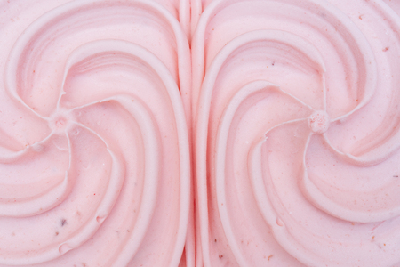 Strawberry ice cream texture.の写真素材