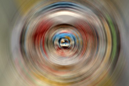 Abstract Background Of colorful Spin Circle Radial Motion Blur.の写真素材