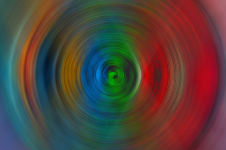 Abstract Background Of colorful Spin Circle Radial Motion Blur.の写真素材