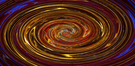 Glowing orange spiral. Abstract background.の写真素材