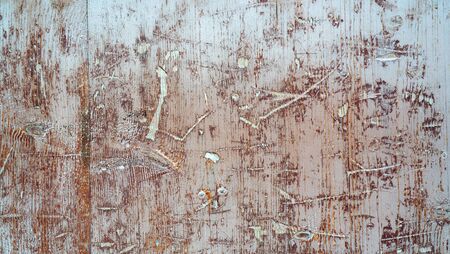 Old wooden boards with scratches.の写真素材