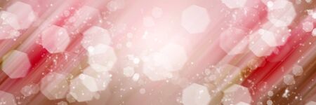 Pink background for greeting card and invitation to wedding, engagement and birthday. Glare, glow, bokeh and lighting effects.の写真素材