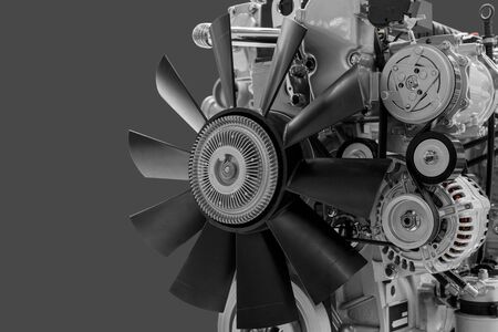 Diesel engine. Modern technologies for production of internal combustion engines.の写真素材