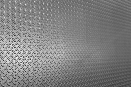 Corrugated texture of gray metal. Metallic background.の写真素材