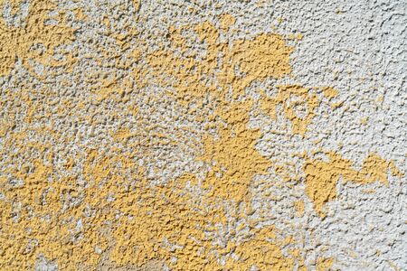 Gray stucco on wall of house. Construction industry.の写真素材