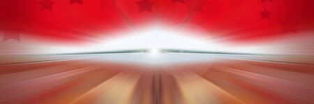 Dynamic lines of light. Light from central point.の写真素材