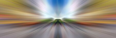 Dynamic lines of light. Light from central point.の写真素材
