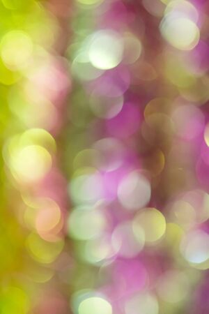 Pink christmas tree lights. Defocus. Background for design.の写真素材