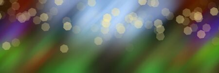 Green christmas tree lights. Defocus. Background for design. Abstract background. Diagonal stripes pink lines. Background for modern graphic design and text placement.の写真素材