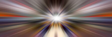 Dynamic lines of light. Light from central point.の写真素材