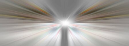 Dynamic lines of light. Light from central point.の写真素材