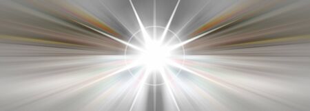 Dynamic lines of light. Light from central point.の写真素材