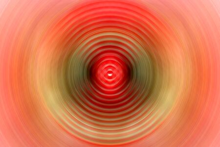 Shiny red and golden round abstract background. Holiday valentine's day greeting card.の写真素材