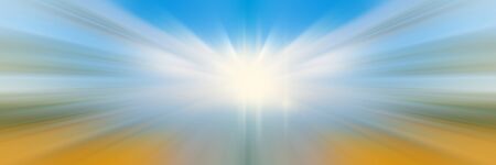 Abstract image. Rays of light from central point. Flash Light. Designer background.の写真素材
