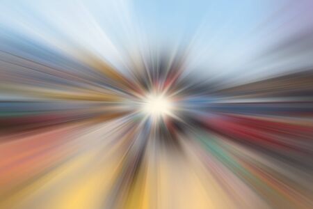 Abstract image. Rays of light from central point. Flash Light. Designer background.の写真素材