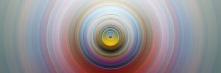 Abstract image. Concentric circles around central point. Flash Light. Designer background.の写真素材