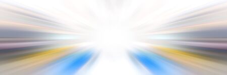 Abstract background. Bright flash of light. Light explosion from central point. Holy magic glow. Sparkling Rays of Light.の写真素材