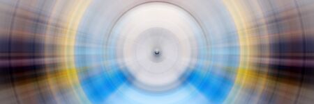 Abstract background Divergent circles from center. Exodus of circles from central point. Holy magic sparkle. Concentric circles one in another.の写真素材