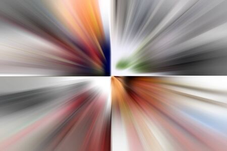 Abstract background. Bright flash of light. Light explosion from central point. Holy magic glow. Sparkling Rays of Light.の写真素材
