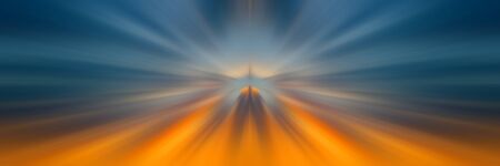 Abstract background. Bright flash of light. Light explosion from central point. Holy magic glow. Sparkling Rays of Light.の写真素材