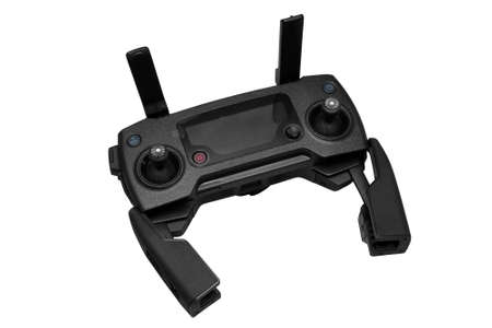 Remote control of the copter. Black plastic case.