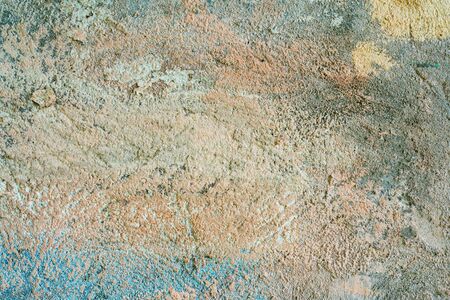 Gray rough plaster. Abstract building background. Surface of wall of building.の写真素材