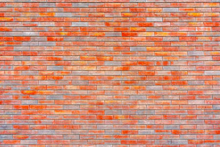 Red brick wall. Loft interior design. Architectural background.