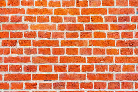 Red brick wall. Loft interior design. Architectural background.