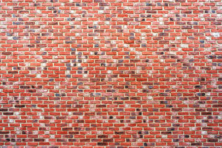 Red brick wall. Loft interior design. Architectural background.