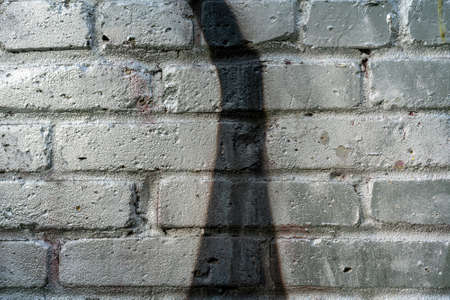 Brick wall texture. Construction background for design work.の写真素材